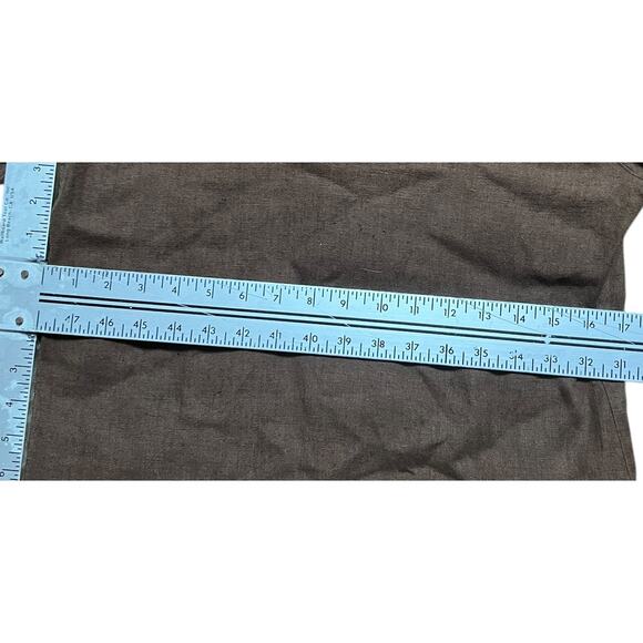 Chico's Women's Button Up Long Sleeve Brown Size 8 - Picture 4 of 5